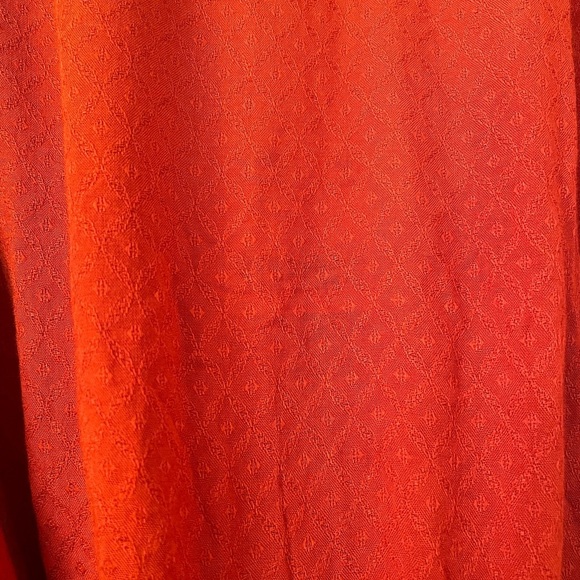 Urban Outfitters Terracotta Rust Orange Long Sleeve Romper NWT - Picture 3 of 14